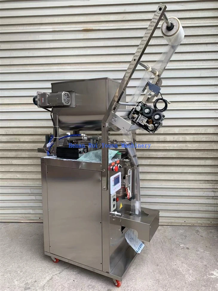 Horizontal Packing Machine With Mixing Paste