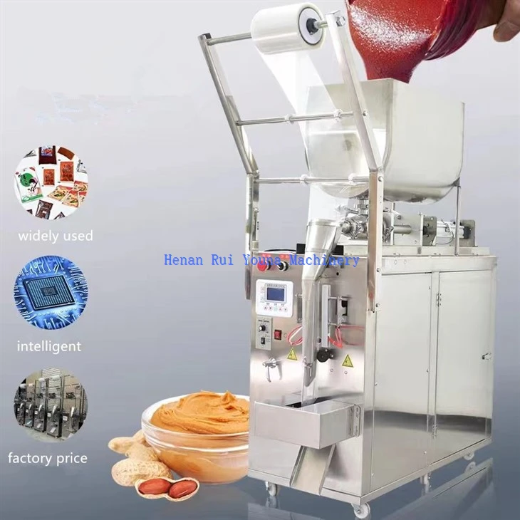 Horizontal Packing Machine With Mixing Paste